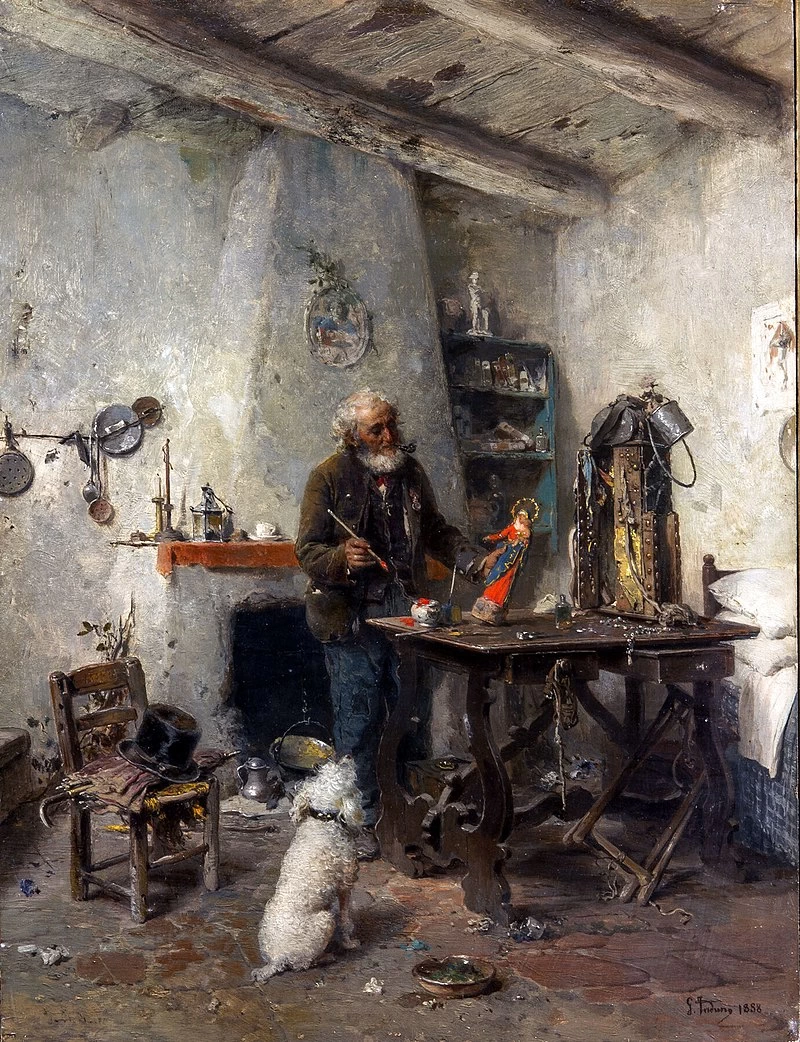 Dipingere la Madonna - 1888